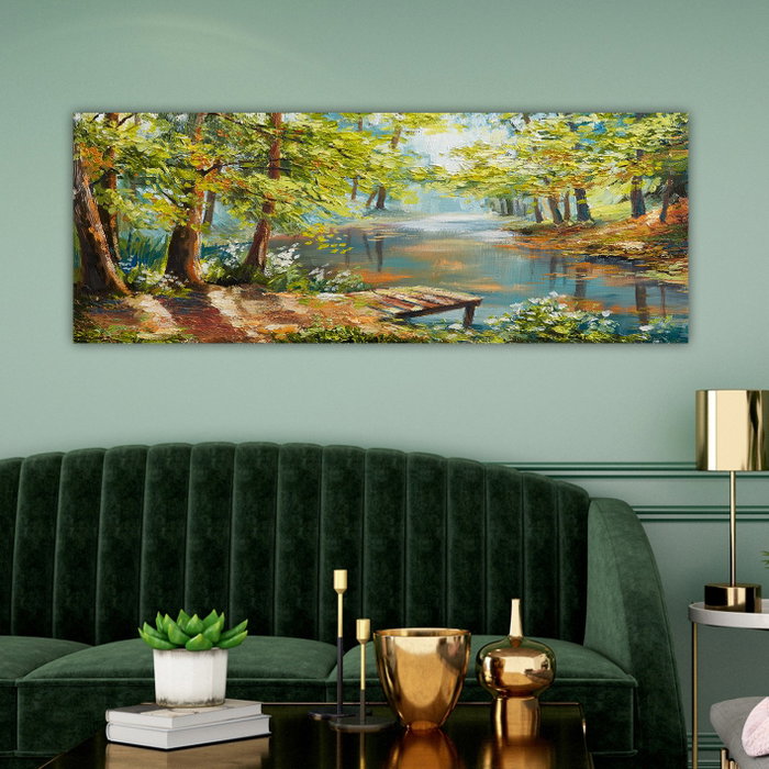 Wallity Lienzo Decorativo Multicolor 30 x 80 cm Wallity Lienzo Decorativo Multicolor 30 x 80 cm